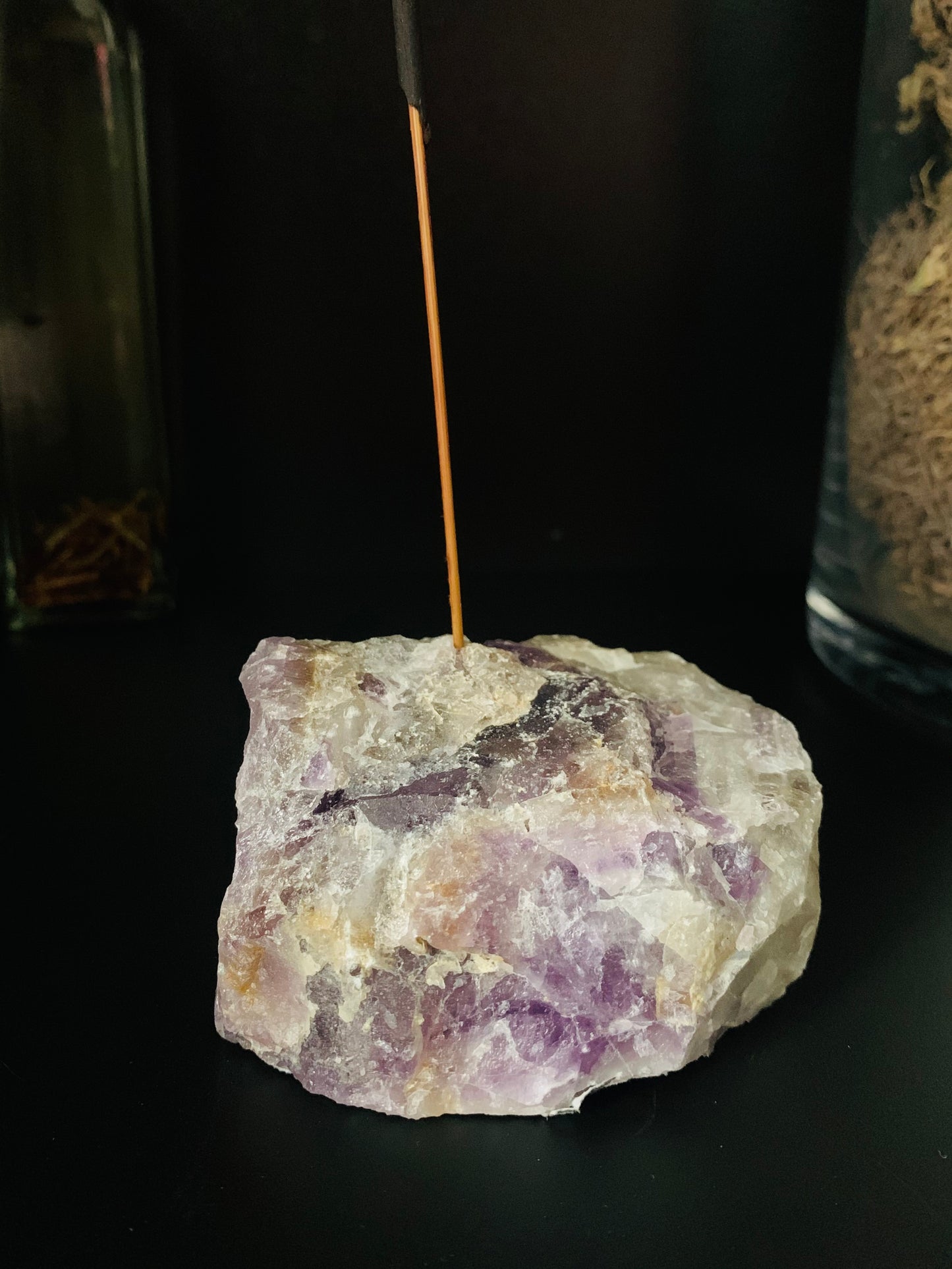 Amethyst Incense Holder